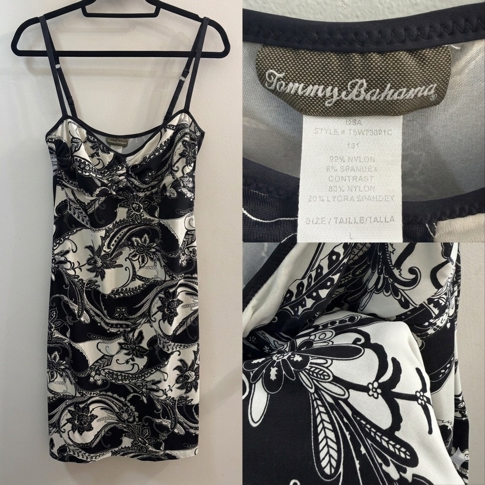 🏝️ Tommy Bahama Paisley Print Mini Dress / Swim Cover-Up - Large
